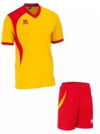 Errea, Set Neath shirt+ short giallo/rosso - Voetbaltenues