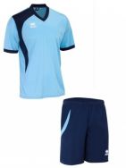 Errea, Set Neath shirt+ short sky/blu - Voetbaltenues