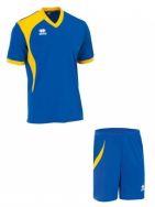 Errea, Set Neath shirt+ short royal/giallo - Voetbaltenues