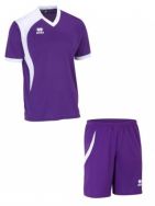 Errea, Set Neath shirt+ short viola/bianco - Voetbaltenues