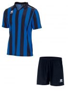 Errea, Set Eyre shirt Skin short Azzurro nero - Voetbaltenues