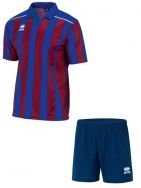 Errea, Set Eyre shirt Skin short Royal granata - Voetbaltenues