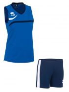 Errea, Volleyball set Vitoria shirt Amazon short Azzurro blu bianco - Volleybal