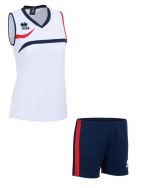 Errea, Volleyball set Vitoria shirt Amazon short Bianco blu rosso - Voetbaltenues