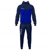 Givova, TR018P TUTA VISA MELANGE CON CAPPUCCIO POLARFLEECE 0446 - Trainingspakken