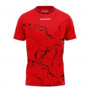 Givova, MA040 SHIRT GRAFITE INTERLOCK 1210 - Voetbalshirts