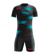 Zeusport, Kit Kosmo Nero/aqua - Voetbaltenues