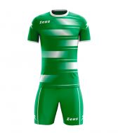 Zeusport, Kit Kosmo Verde/bianco - Voetbaltenues