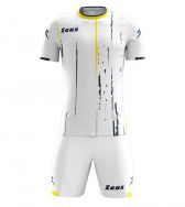 Zeusport, Kit Bolt White Giallo/blu - Voetbaltenues