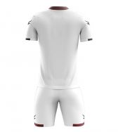 Zeusport, Kit Bolt White Granata/nero - Voetbaltenues