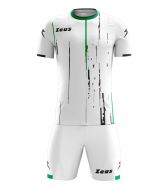 Zeusport, Kit Bolt White Verde/nero - Voetbaltenues