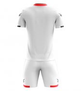 Zeusport, Kit Bolt White Rosso/nero - Voetbaltenues