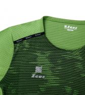 Zeusport, T-shirt Knit Verde/nero - Trainingskleding