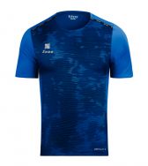 Zeusport, T-shirt Knit Royal-nero - Trainingskleding