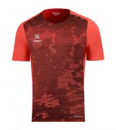 Zeusport, T-shirt Knit Pink coral/nero - Trainingskleding