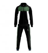 Zeusport, Tuta Capua Nero/verde militare - Trainingspakken