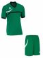 Errea set Derby shirt+ Neath short verde/nero