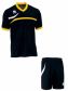 Errea set Derby shirt+ Neath short nero/giallo