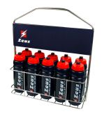 Zeusport Drinkflessenhouder PRO +10 drinkflessen Blu/rosso